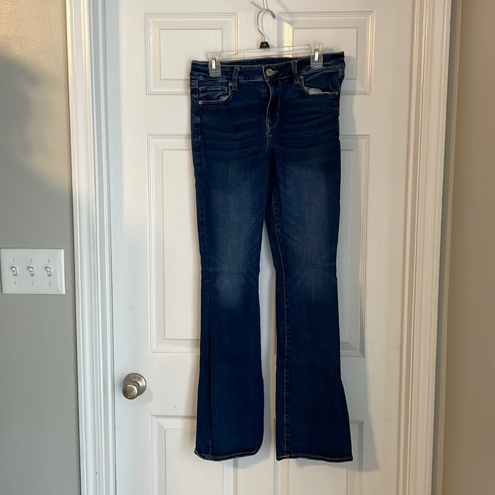 American Eagle Skinny Kick Jeans 12 Long